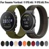 22mm Nylon Loop Watch Strap For Suunto Vertical Race S Strap Watchband Bracelet Replacement Wristband For Suunto 5 9 Peak Pro Band