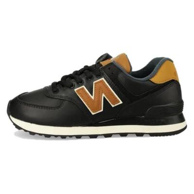 Темно-синие кроссовки унисекс 574 Black Workwear ML574OMD