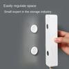 3/6/12pcs Self-adhesive Magnetic Remote Holder - Wall Mount for TV/AC/DVD Remotes, White Space-Saving Design