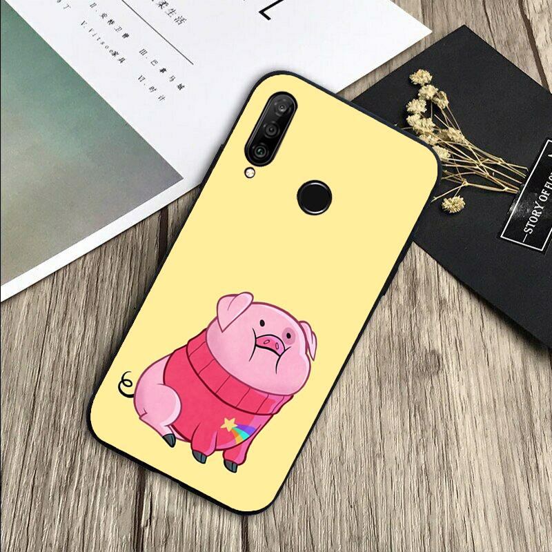 Милый РОЗОВЫЙ Кавайный Поросенок Для Huawei Nova Y72 Y73 Y90 Y70 Y60 Y91 Y61 12s 12i 11i 8i 9 10 SE P40 Lite P60 P30 Pro Чехол