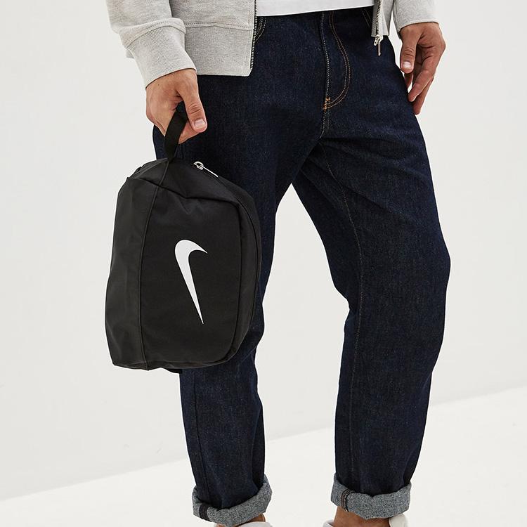 Nike Синтетический материал Полиэстер Клатч Косметичка Обычный Унисекс Черный Повседневный BA5198-010