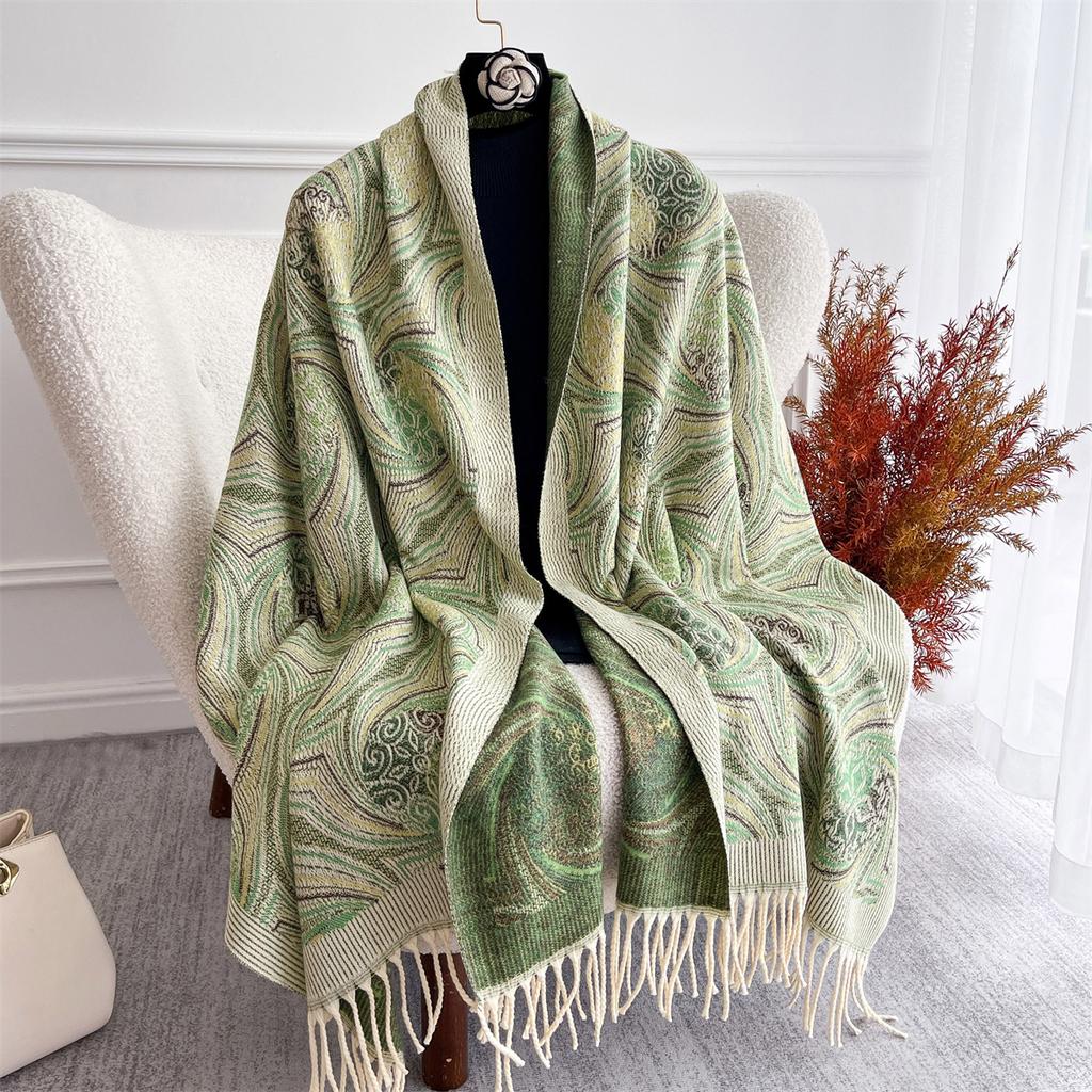 Autumn and Winter Travel Warm Cashmere Shawl Scarf Fashion Women Luxury Print Pashmina Blanket Wraps Female Poncho Bufanda