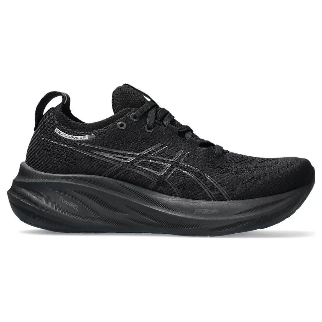 Asics Gel Nimbus 26 Triple Black Women Sneakers 1012B601-002