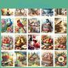 Fruit Cross Diamond Painting Flower Stitch Embroidery Kitchen Landscape Mosaic Round Drill Picture Of Rhinestones Gift