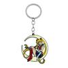 Anime Sailor Moon Keychain Necklace for Women Manga Keyrings for Backpack Cosplay Accessories Birthday Gifts