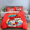 Santa and Snowman Winter Set Bedding Duvet Cover Set Duvet Cover Pillowcases  (1*Duvet Cover 2*Pillowcases, without duvet insert)