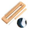 Knitting Loom Weaving Rectangle Accessories with Crochet Hook Stitch Knit for
