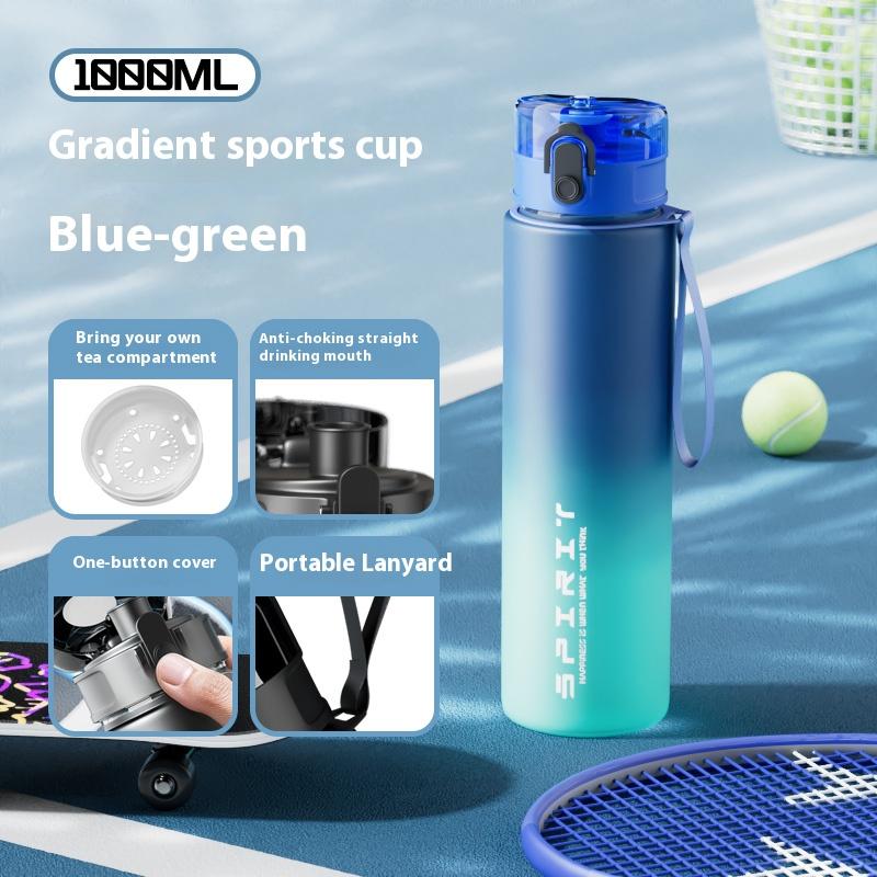 Спортивная чашка для воды Gianxi Пластиковая бутылка для воды для мужчин Новая большая вместимость Высокотемпературная устойчивость Фитнес Портативная бутылка для спортзала