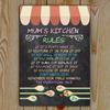 Vintage Style Metal Tin SignMum's, Kitchen Rules Metal Tin Sign Nostalgic Metal Sign Home Decor for Club Bar Cafe