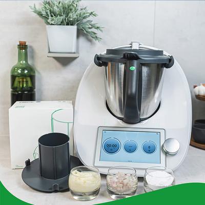 Крышка-измельчитель чеснока для Thermomix TM5 TM6 Защита от брызг Пластиковая крышка Универсальная Компактная Крышка-измельчитель чеснока Кухонный гаджет