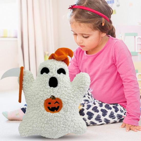Подушка-призрак на Хэллоуин, декоративная плюшевая кукла-призрак, набитая подушкой-призраком