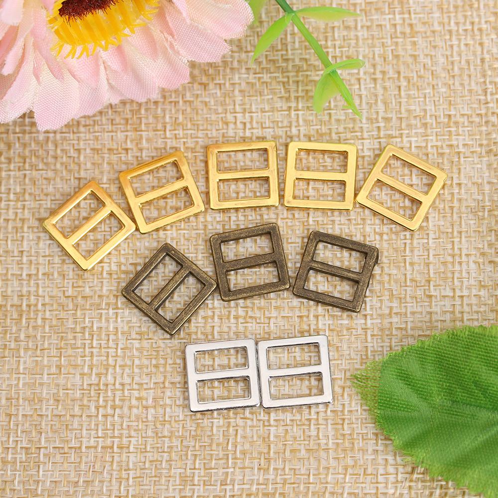 4 Colors Mini Ultra-small Tri-glide Buckle Doll Bags Accessories Diy Dolls Buckles Belt Buttons