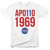 Nasa 1969 Mens T Shirt White Officially Licensed
