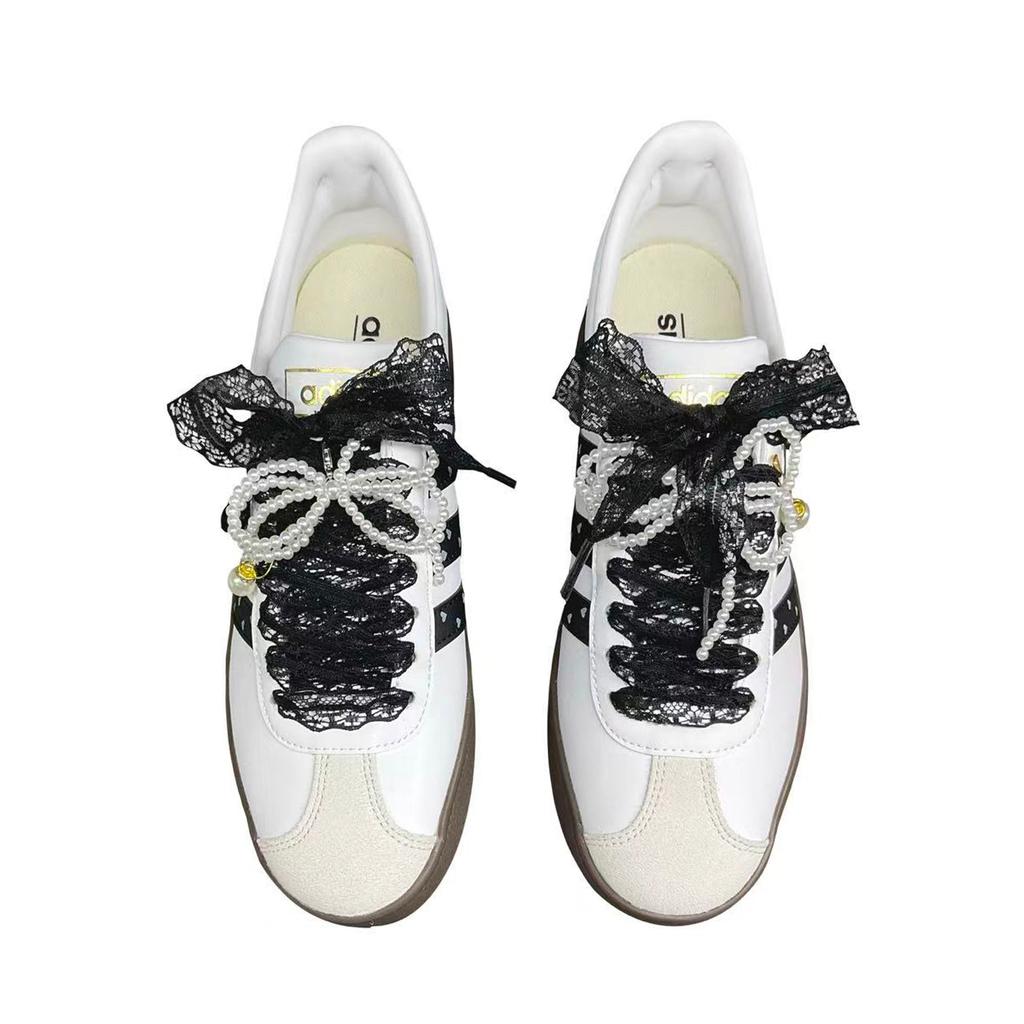 Adidas Vl Court Classic Ta Tu Alice Synthetic Leather Low top Skateboard Shoes Unisex Black White JQ2470(Team669-)