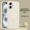 Оригинальный Магнитный Чехол из Жидкого Силикона Для iPhone 15 16 Plus 14 11 12 13 16 Pro Max Magsafe Беспроводная Зарядка Защита Мягкая Крышка