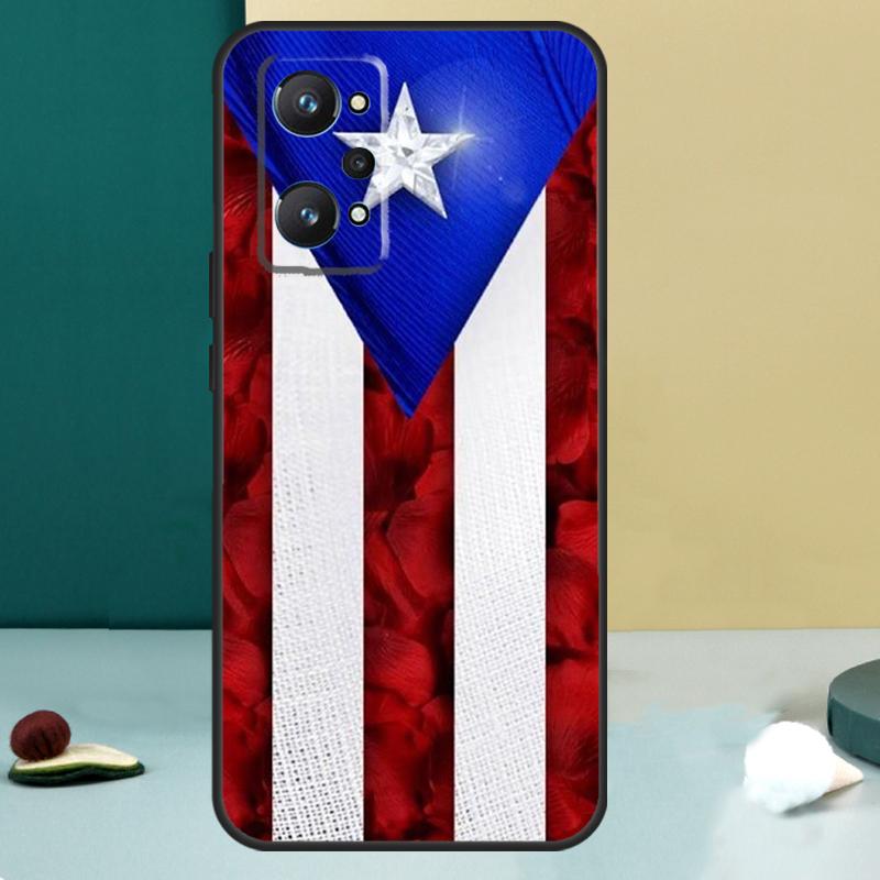 Флаг Пуэрто-Рико Для Realme GT 7 Pro GT 5 6 6T C67 C61 C55 C53 C51 C21Y C25S C75 10 11 12 13 14 Pro Plus Чехол
