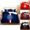 Логотип футбольной команды Двуспальный 3-предметный постельный комплект - удобный, грязеотталкивающий домашний текстиль