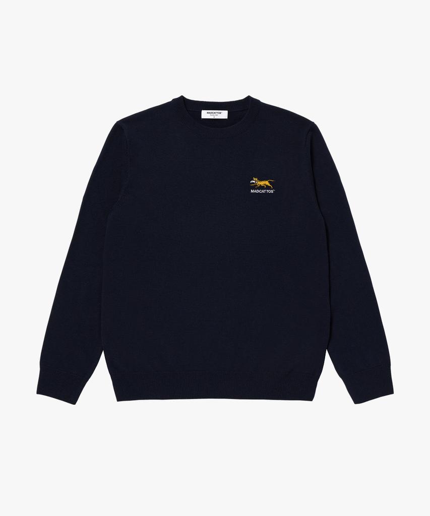 MADCATTOS COUNTRY CLUB Mcc W Crew Neck Sweater-Navy