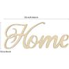 8 Pack Wood Home Cutouts Unfinished Wooden Home Hanging Ornaments DIY Home Craft Gift Tags for Thanksgiving Christmas Home Party Decoration Craft