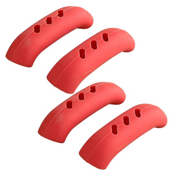 4 шт./компл., держатель для ручки кухонной сковороды, прочный, противоскользящий, практичный, против ожогов, широкое применение для дома