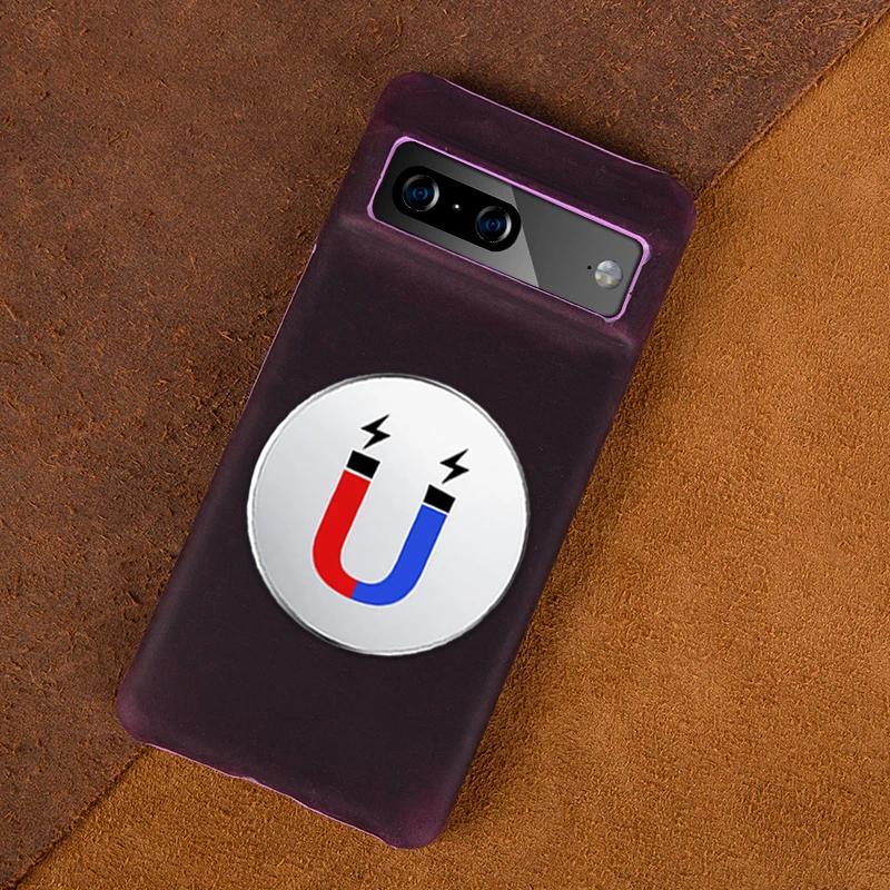 ZWW Crazy House Натуральная Кожа Чехол Для Google Pixel 7 Pro Чехол Серия 6A 6Pro Эстетичный Винтажный Ретро Capa Задняя Крышка Carcasa