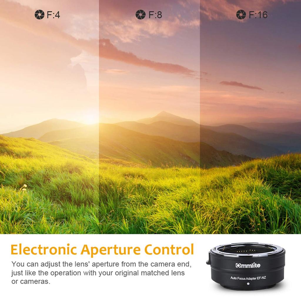 COMMLITE EF Mount Lens Nikon Z Mount Mount Adapter with Electronic Contact CM-EF-NZ (Canon Conversion) CM-EF-NZ