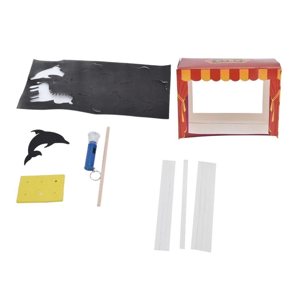 Puppet Theater Style Shadow Puppet Toys DIY Handmade Puppets Classroom Activity