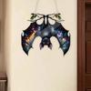Halloween Bat Acrylic Window Hanging Gothic Bat Hanging Ornament Bat Hanger Pendant Spooky Bat Decor Home Car Ornament