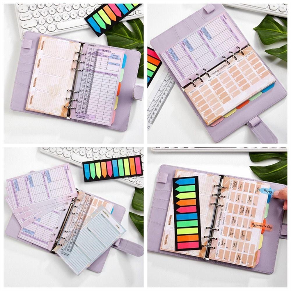 Еженедельный ежемесячный вкладыш Внутри органайзера для бумажных денег Спиральный переплет Внутренняя страница Органайзер для купюр