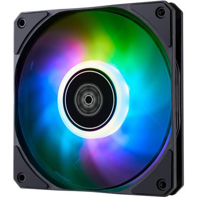 Silver Stone функция PWM функция ARGB подсветки Высокопроизводительный тонкий 120-мм вентилятор + SST-AS120B-ARGB