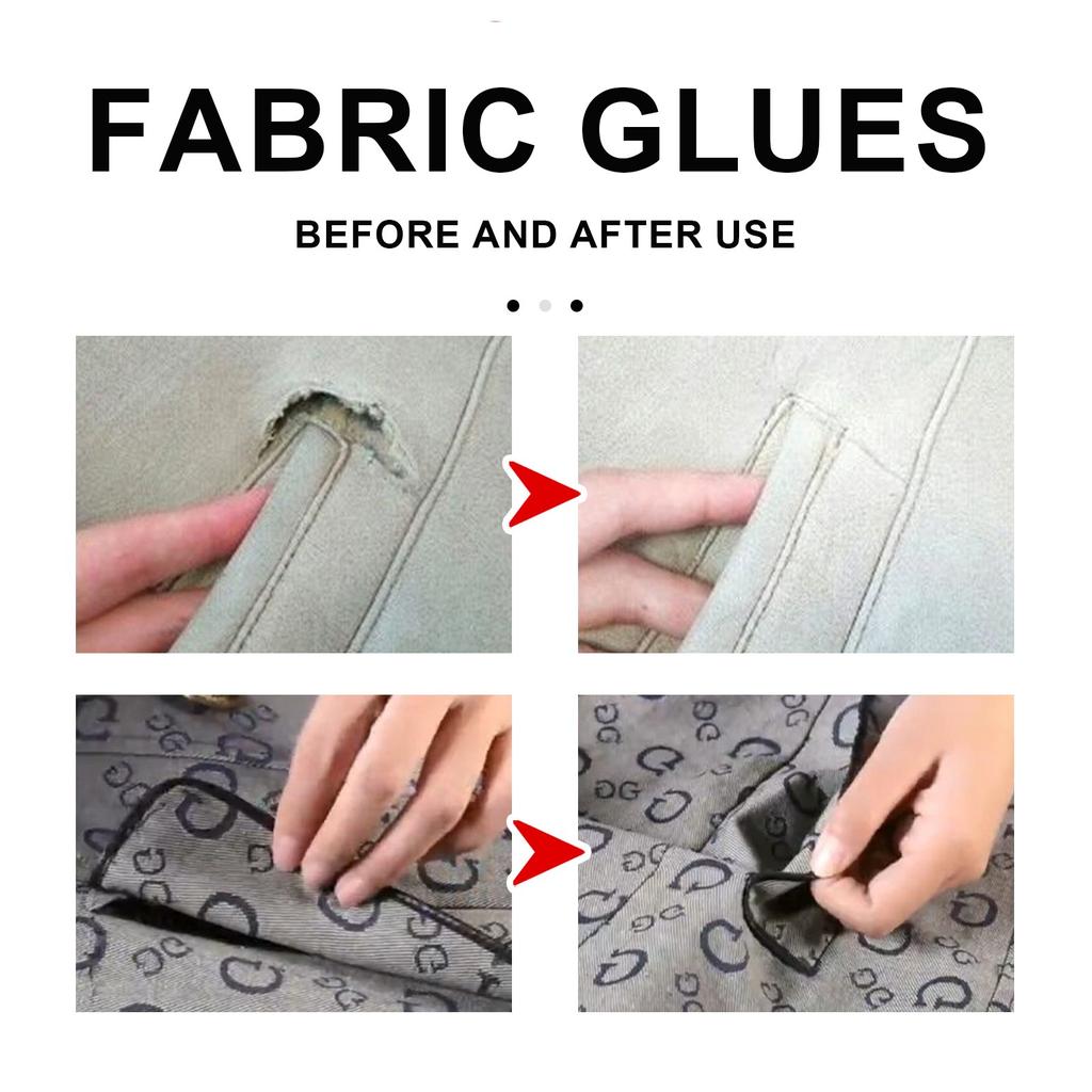 Клей для ткани, моющийся прозрачный постоянный клей, подходит для всех тканей, хлопка, кукол, 24 часа сохнет и водонепроницаем, 90 мл