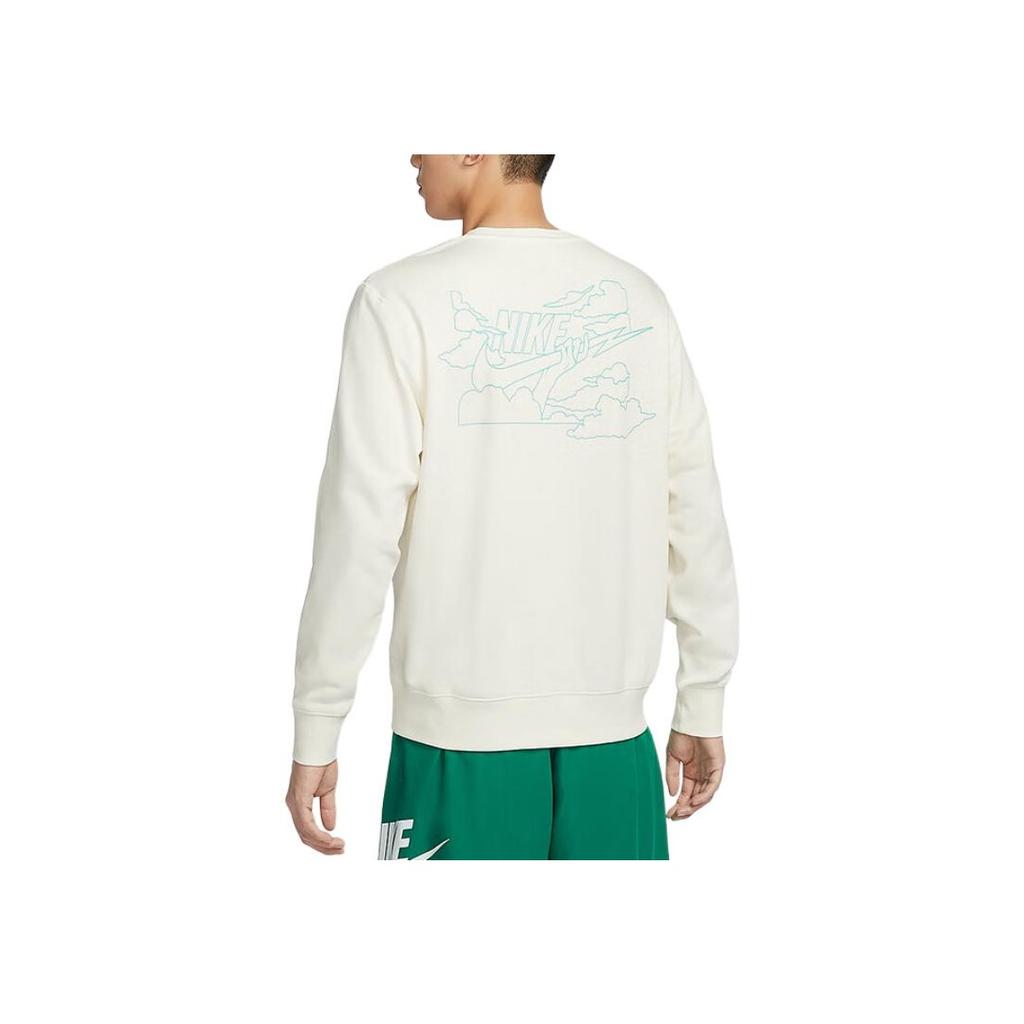 Nike Спортивная мода удобная толстовка с длинным рукавом мужская толстовка бежевая FZ0765-133