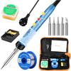 Soldering Iron Kit Electronics, 80W Digital LCD Adjustable Temperature Welding Tool