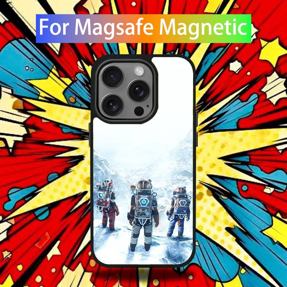 No M-Man s S-Sky Voyagers Phone Case For iPhone 17,16,15,14,13,12,11,Pro,Max,Plus,Mini,SE4,E Magnetic Magsafe Wireless Charging