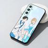Спортивный R-Романтический B-Синий-Коробка Аниме Чехол для Телефона Для Samsung Galaxy A73,A72,A71,A70,A52,A51 Другие Мягкий Черный Чехол