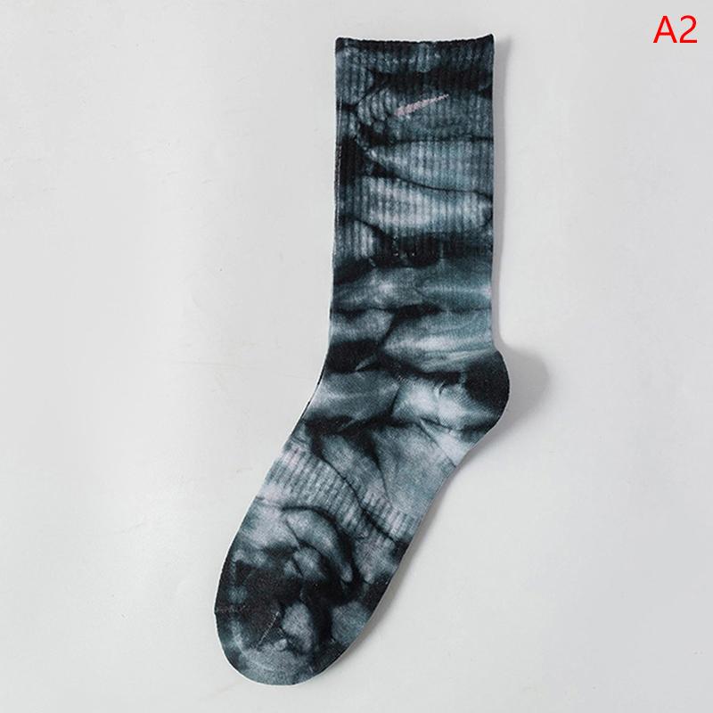 Носки Tie-Dye для мужчин и женщин, хлопковые, цветные, Vortex Hook, 19 стилей, хип-хоп, скейтборд, забавные, счастливые, мягкие, для девочек