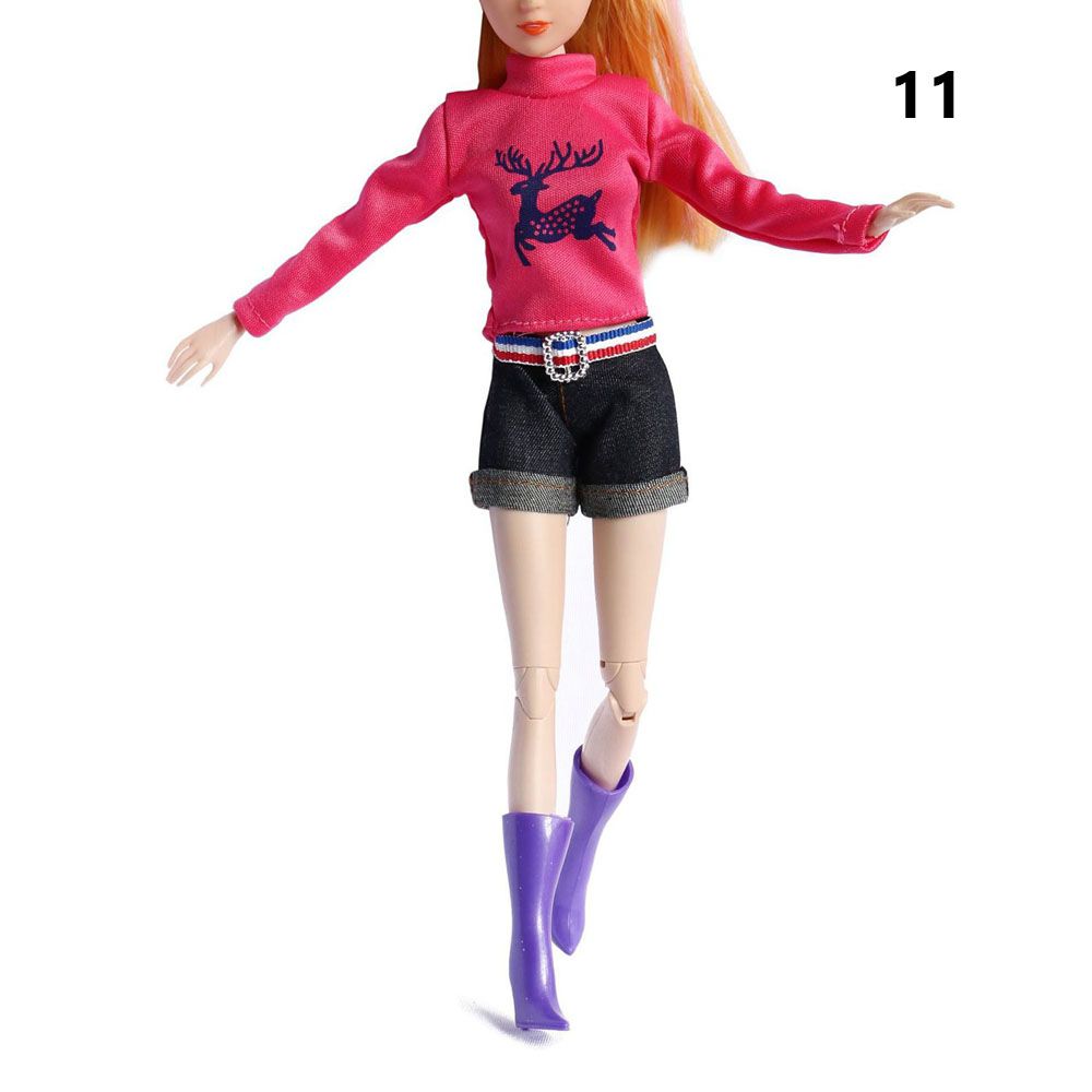 Новейшая одежда для девочек 2021 года, платья для кукол, повседневная одежда, аксессуары для кукол