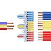 SPL-153 6Pcs Lever Wire  tors Compact Plug in Terminal Push Cable  tion 600V Quick Terminal 32A Wire  tor 3 in 15 Out Lever Nut