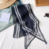 Light and breathable silk scarf women's streamer narrow long scarf fashionable versatile elegant temperament summer yarn scarf small scarf