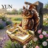 Durable Backyard Bird Feeder Resin Squirrel Feeder, Outdoor Hanging Large Capacity Garden Wild for Patio Decoration
