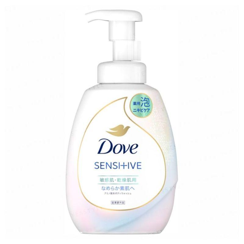 Dove Япония - Пенящийся гель для душа для чувствительной кожи с лечебным эффектом против акне