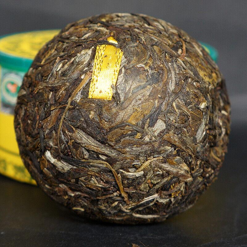 2016 Xiaguan Golden Silk Tuo Cha Органический чай пуэр Сырой чай пуэр Tuocha 100 г в коробке