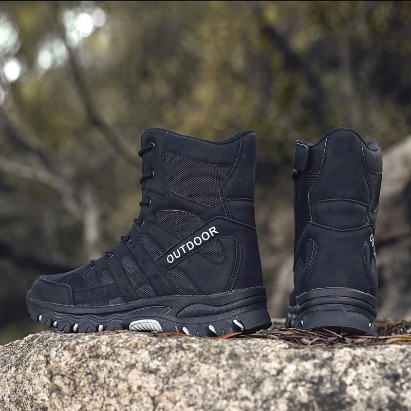 Осень и зима новая боевая мужская обувь дикие ботинки пустынные ботинки наземные ботинки тренировочная обувь тактические ботинки обувь для активного отдыха