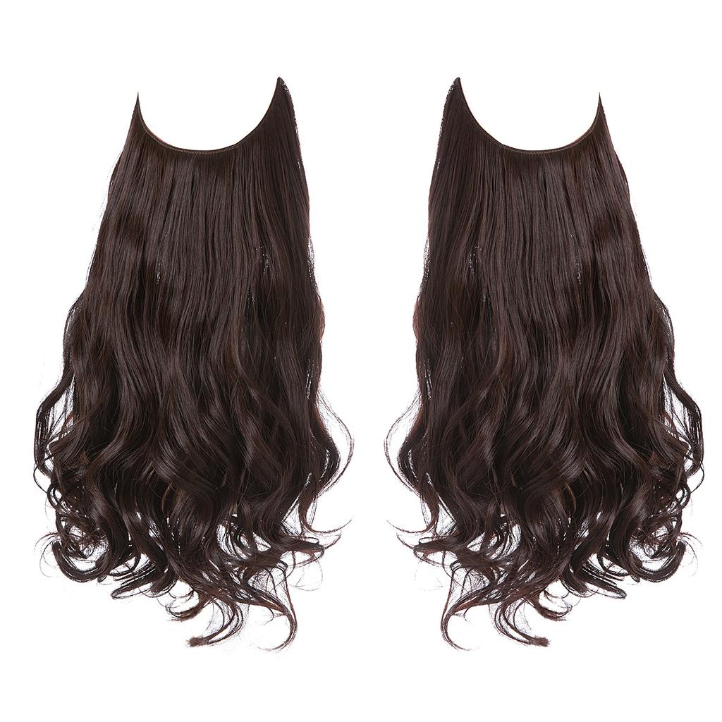 Wigs Have A Large Amount Of Hair, U-Shaped Hair Extensions, Women'S Fishing Line Wigs, Invisible Natural Long Curly Hair