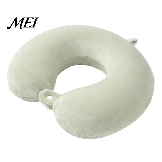 Washable Neck Support Pillow Memory Foam Travel Pillow, U Shaped Headrest for Airplane Curve Car, Soft Office Nap, Removable Cover Skin-friendly