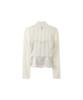 RECODE Layered Sheer Knit Top R0Wax25231Ivx