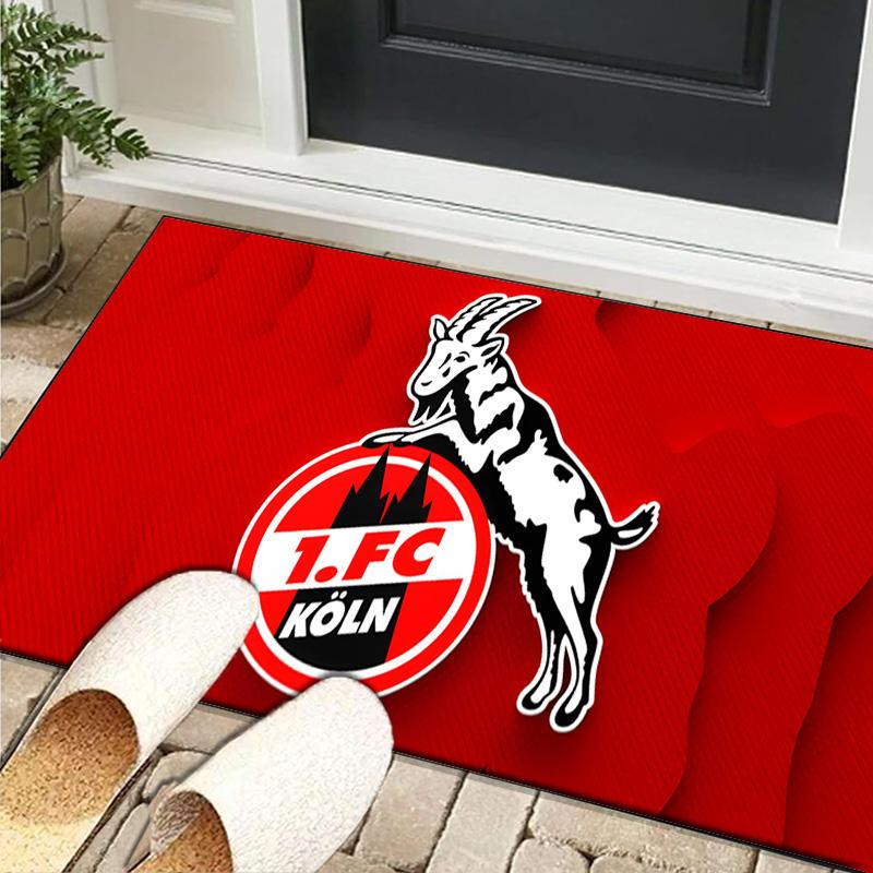 1PC rug Koln Goat Logo Carpet, Chair Rug,Area Rug for Office Bedroom living rooms bedroom, Doormat decor Christmas fan gifts
