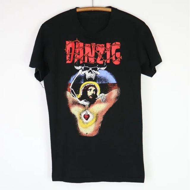 Футболка Danzig Череп Святое Сердце Иисуса