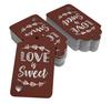 Inkdotpot 100 шт. настоящих золотых бумажных бирок с надписью «Love Is Sweet» на свадьбу