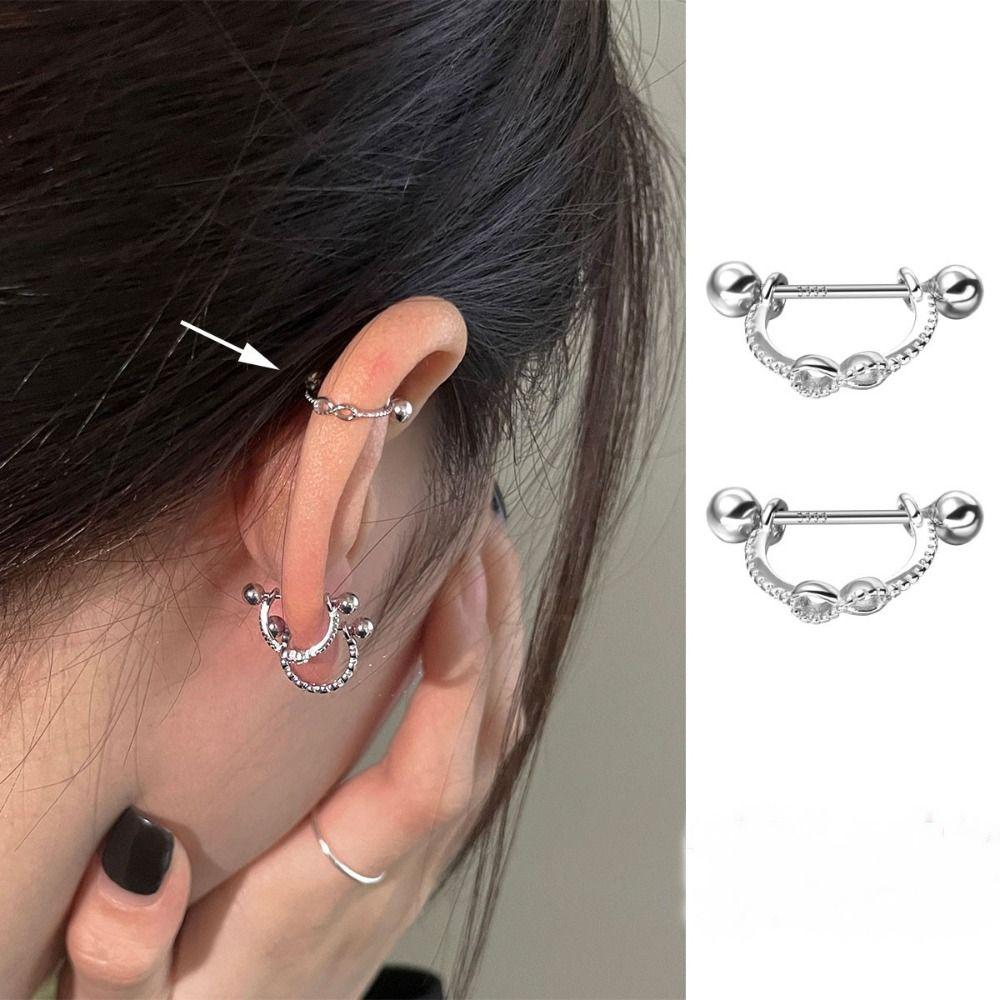 Ювелирные аксессуары CZ Серьги Пирсинг Ювелирные изделия Хрящевая спираль Винтовые серьги